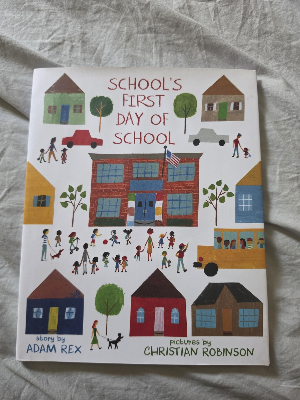 School's First Day of School - Illustrated Children's Book